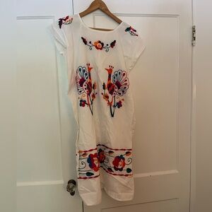 Fun and Colorful Embroidered Dress from Mexico